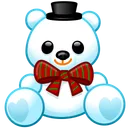 Toy Bear Snowman
