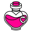 Love Potion Flat Pink