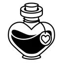 Love Potion Paint Bottle
