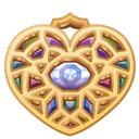 Heart Locket Gem Shards