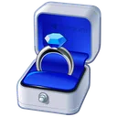Diamond Ring Azurite