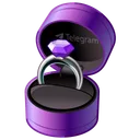 Diamond Ring Black Velvet