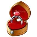 Diamond Ring Copper Rose