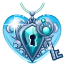 Cupid Charm Ice Glass