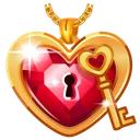 Cupid Charm Ruby Red