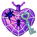 Cupid Charm Web Locket