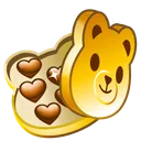 Valentine Box Golden Bear