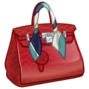 Loot Bag Cherry Croc