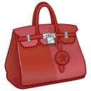 Loot Bag Cherry Red