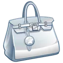 Loot Bag Chrome Clutch