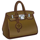 Loot Bag Satin Beige
