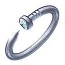Nail Bracelet Argent