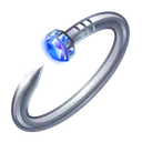 Nail Bracelet Blue Velvet