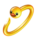 Nail Bracelet Duck Amulet