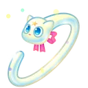 Nail Bracelet Moon Cat