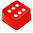 Input Key Red Dice