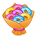 Lush Bouquet Donuts