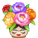 Lush Bouquet Frida Planter