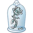 Eternal Rose Silver Flower