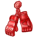 UFC Strike Keychain Red