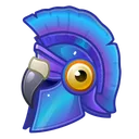 Heroic Helmet Blue Parrot