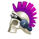 Heroic Helmet Punk Skull