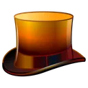 Top Hat Burned Brass