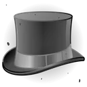 Top Hat Grey Gatsby