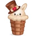 Vice Cream Vintage Bunny
