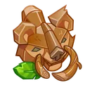 Bling Binky Grizzly Bear