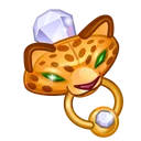 Bling Binky Leopard