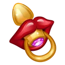 Bling Binky Red Lipstick