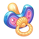 Bling Binky Shellfish