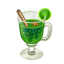 Spiced Wine Green Glitter