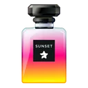 Perfume Bottle Crimson Sky