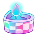 Love Candle Blue Vapor