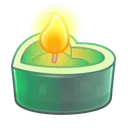 Love Candle Celadon