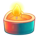 Love Candle Gentle Wind