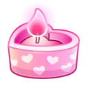 Love Candle Love Bubbles