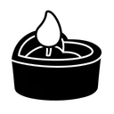 Love Candle Noir & Blanc