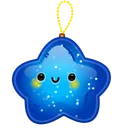 Hanging Star Cosmic Blue
