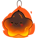 Hanging Star Flame Boy