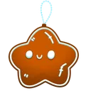 Hanging Star Gingerbread