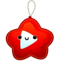 Hanging Star Play Button