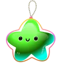 Hanging Star Sea Glass