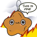 Hanging Star This Is Fine