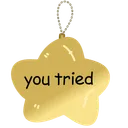 Hanging Star You Tried...