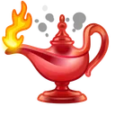 Genie Lamp Flammable