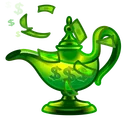 Genie Lamp Piggy Bank