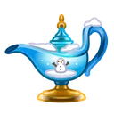 Genie Lamp Snow Globe